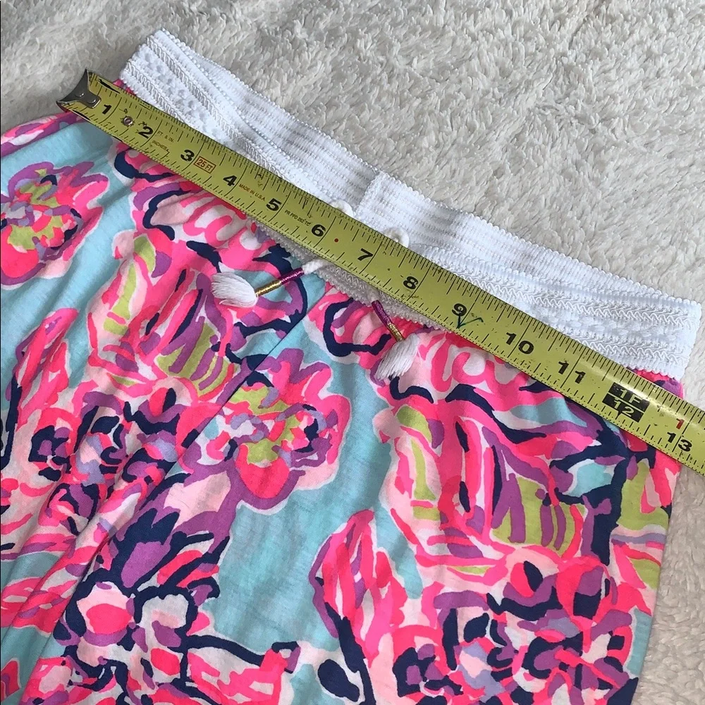 Lily Pulitzer Girls Bright Pink Pajama Loungewear Pants EUC 8/10 Large